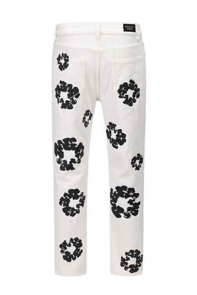 Men's Graphic Straight Leg Jeans - Damned Threads
